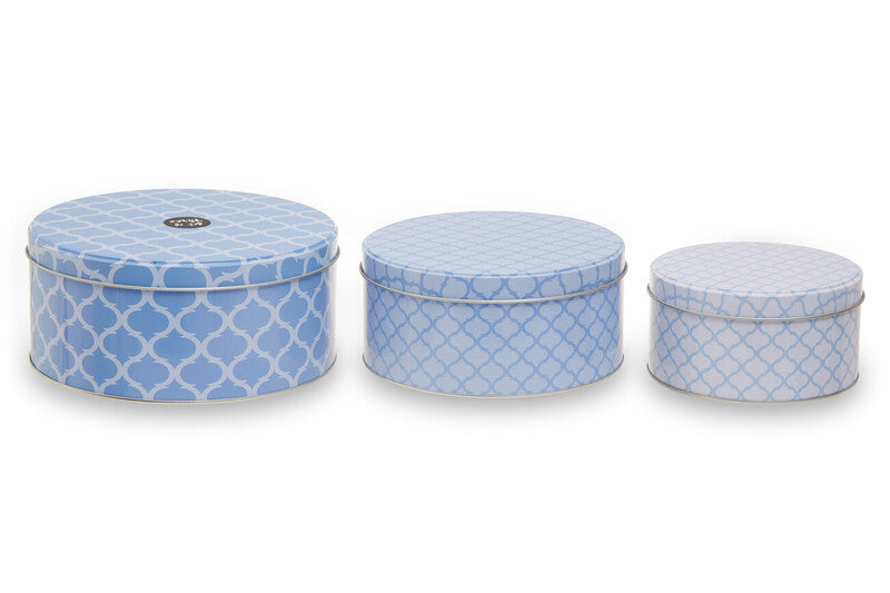 Set Of Three Kensington Storage Tins