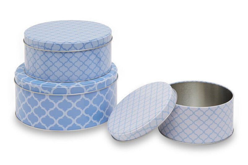 Set Of Three Kensington Storage Tins