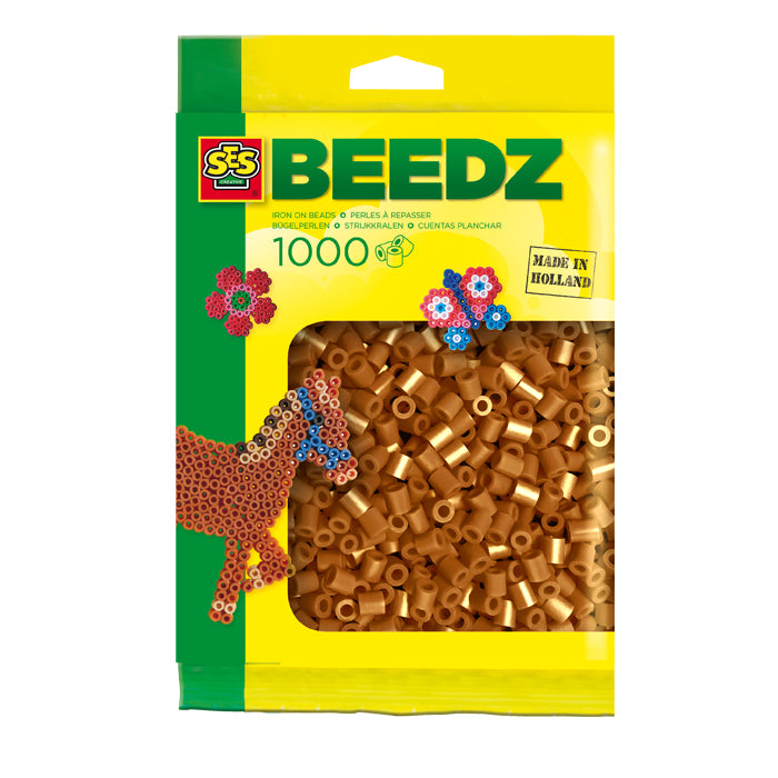 Iron on Beads 1000 Brown