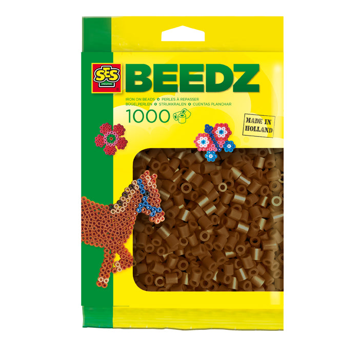 Iron on Beads 1000 Dark Brown