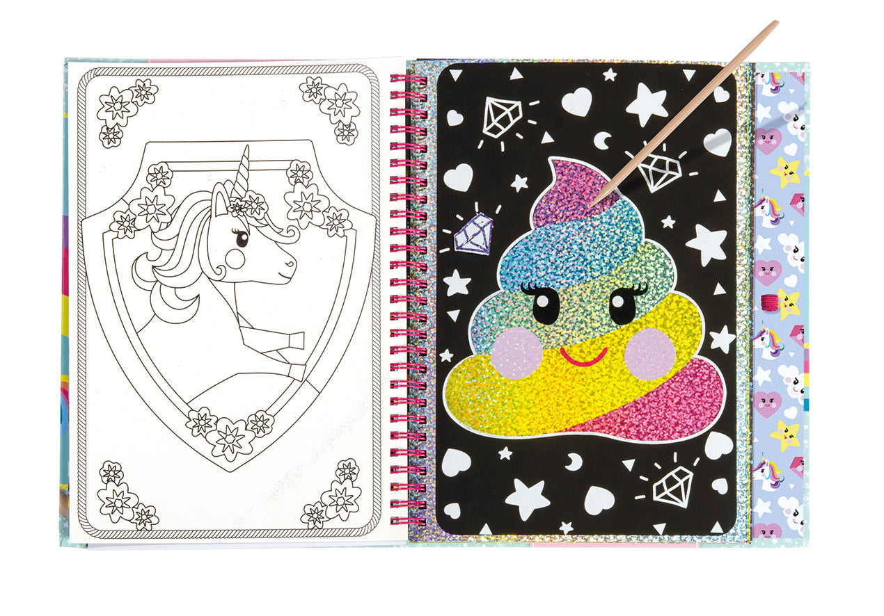 Unicorn Scratch Book