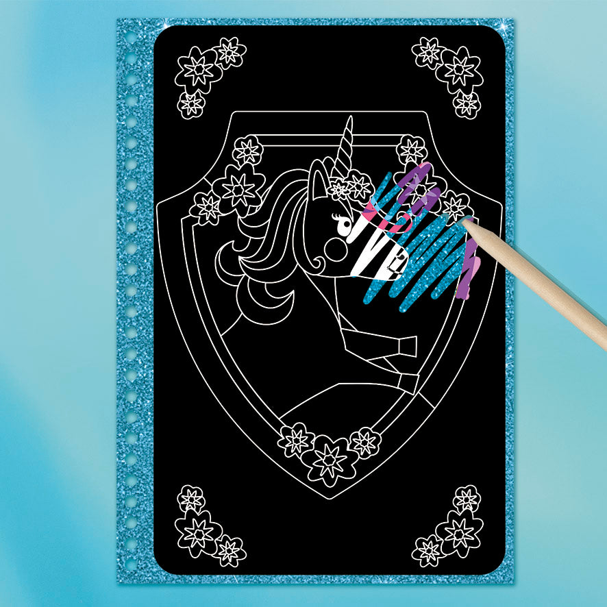Unicorn Scratch Book