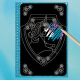 Unicorn Scratch Book