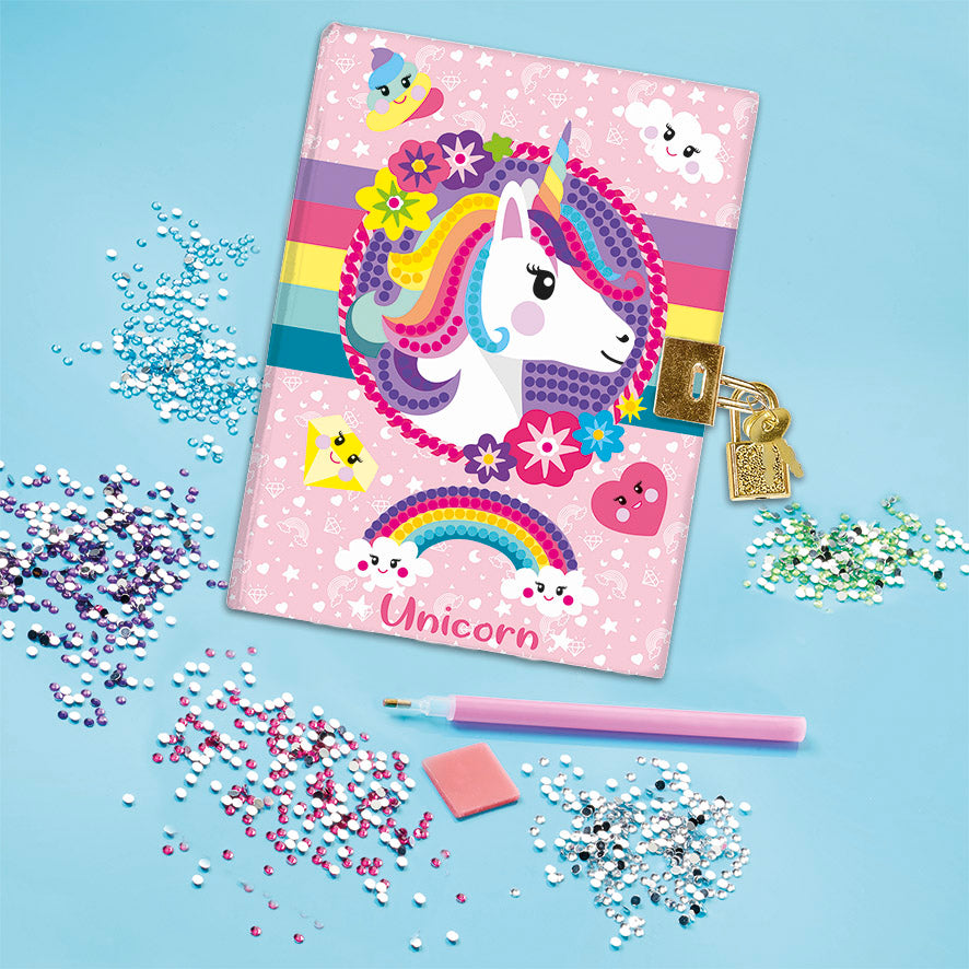 Unicorn Secret Diary Diamond Painting