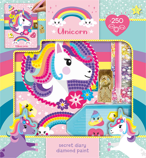 Unicorn Secret Diary Diamond Painting
