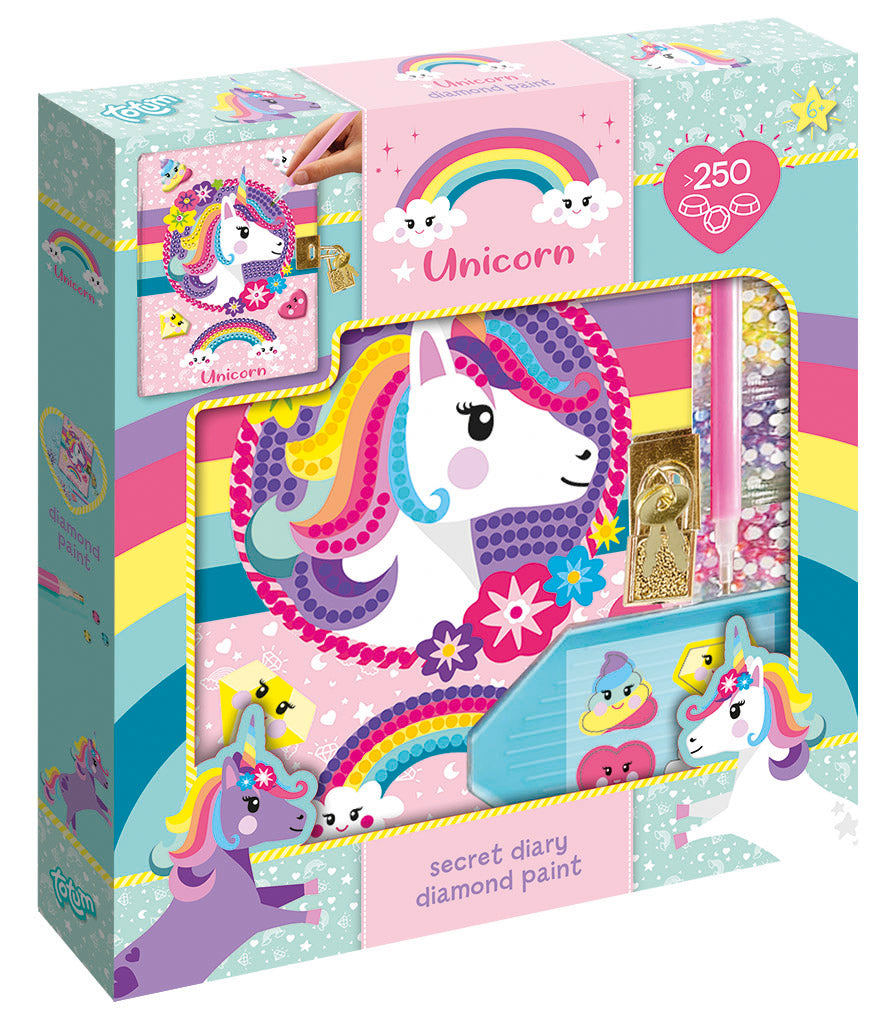 Unicorn Secret Diary Diamond Painting