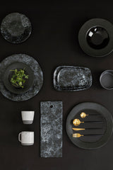 Hygge Large Black Marble Effect Serving