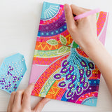 Diamond Paint Notebook Peacock