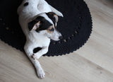 Crochet Rug NEBO | CHARCOAL