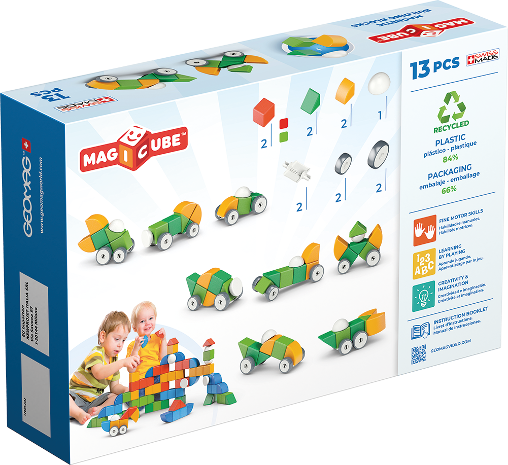 Geomag Magicube Wheels Set 13 Pieces