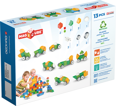 Geomag Magicube Wheels Set 13 Pieces