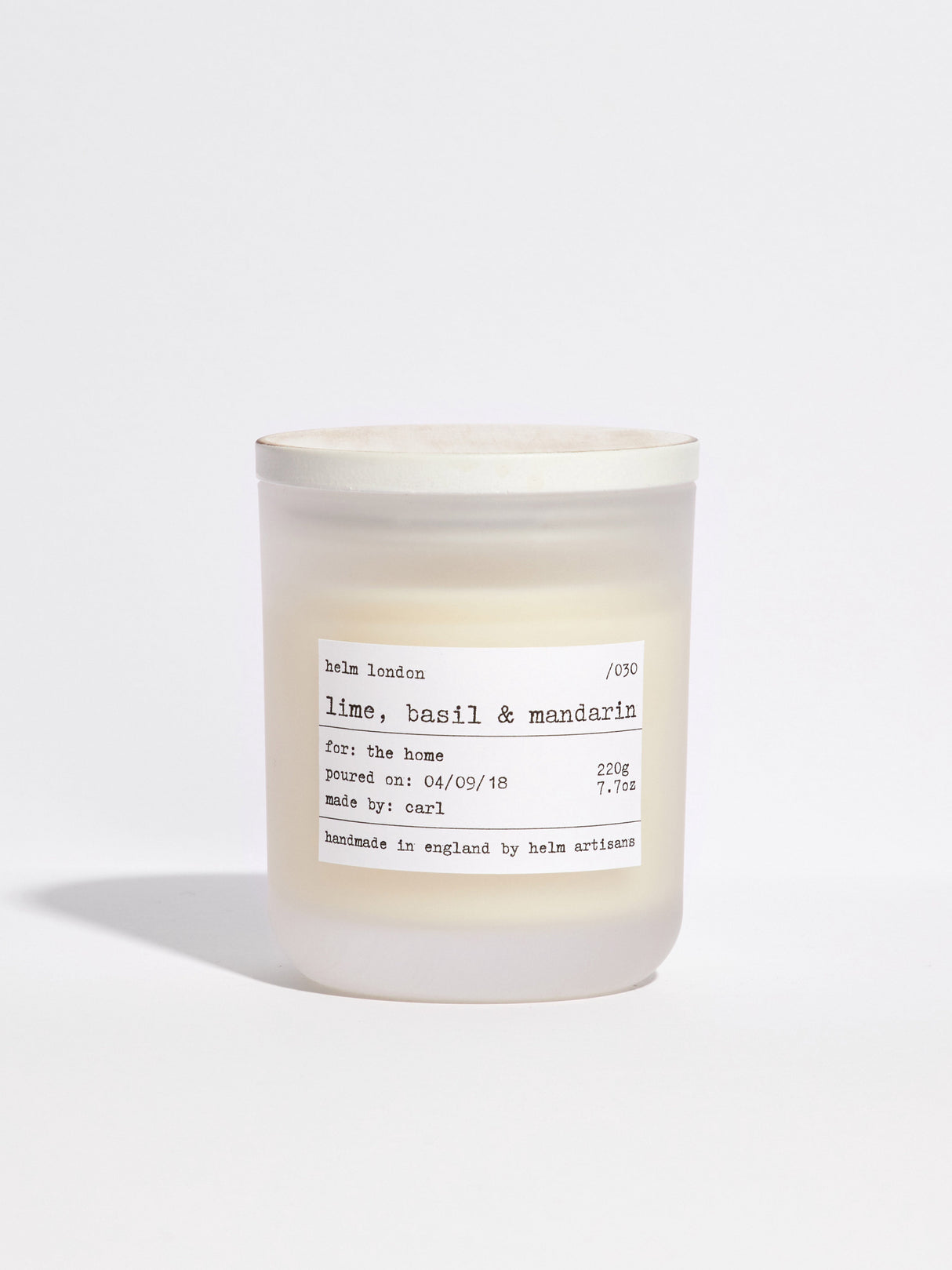 Lime Basil & Mandarin Luxury Candle