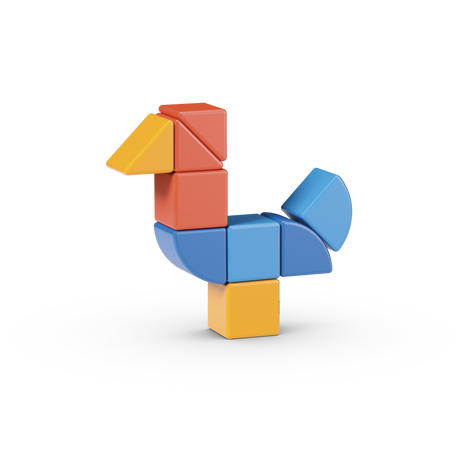 Geomag Magicube Animals Set 9 Pieces