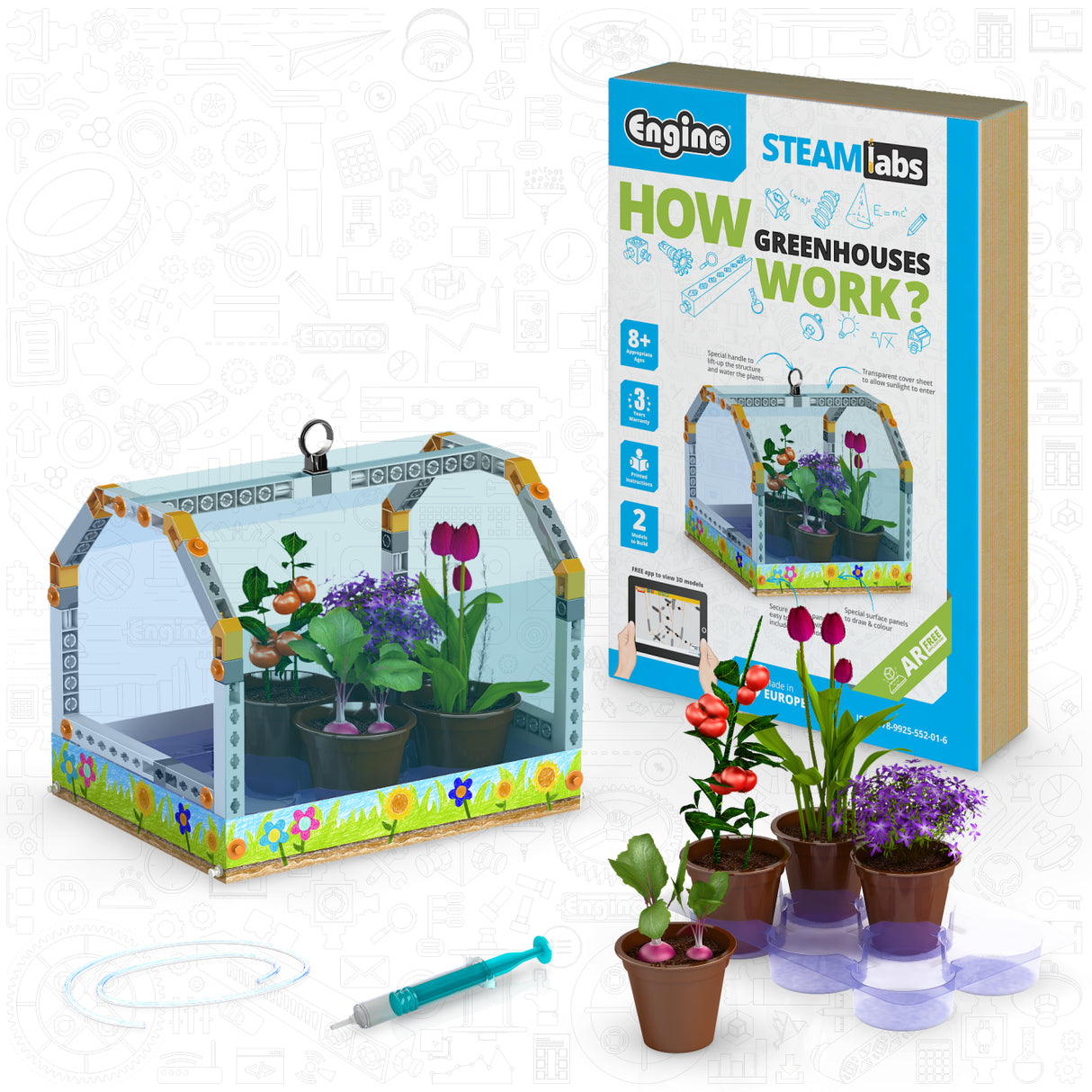 Engino STEAM Labs: How Greenhouses Work?