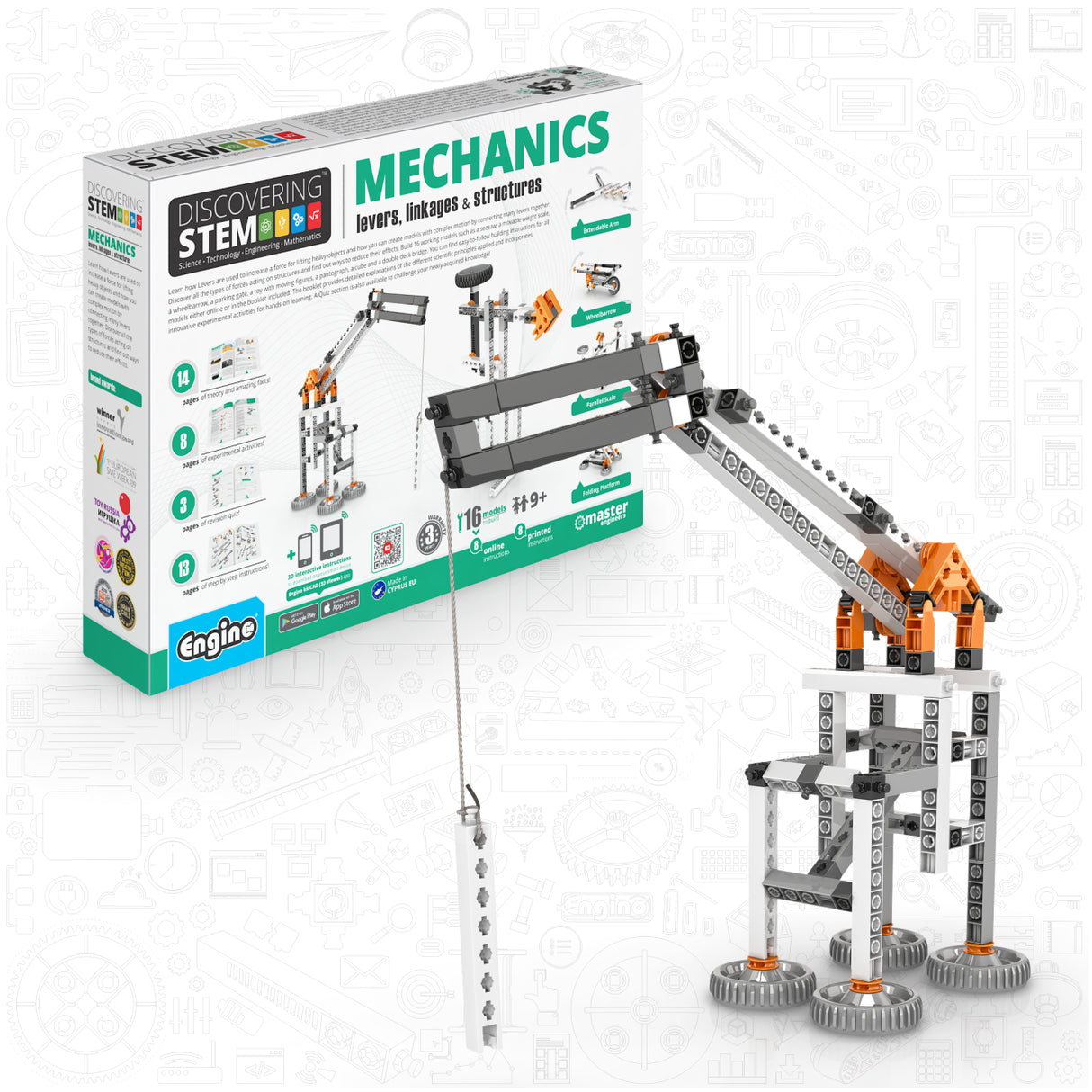 Engino Discovering STEM: Mechanics - Levers, Linkages & Structures