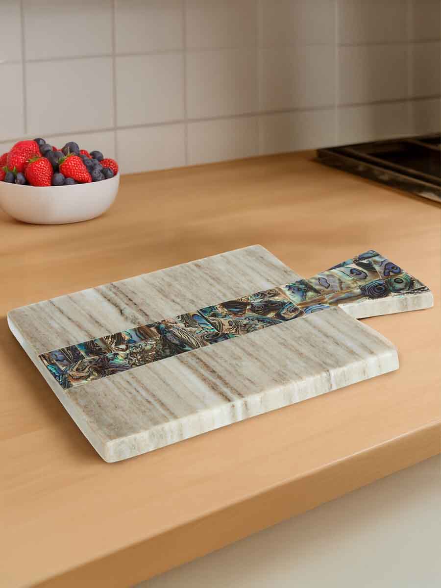 Imogen Small Beige Marble Paddle Board