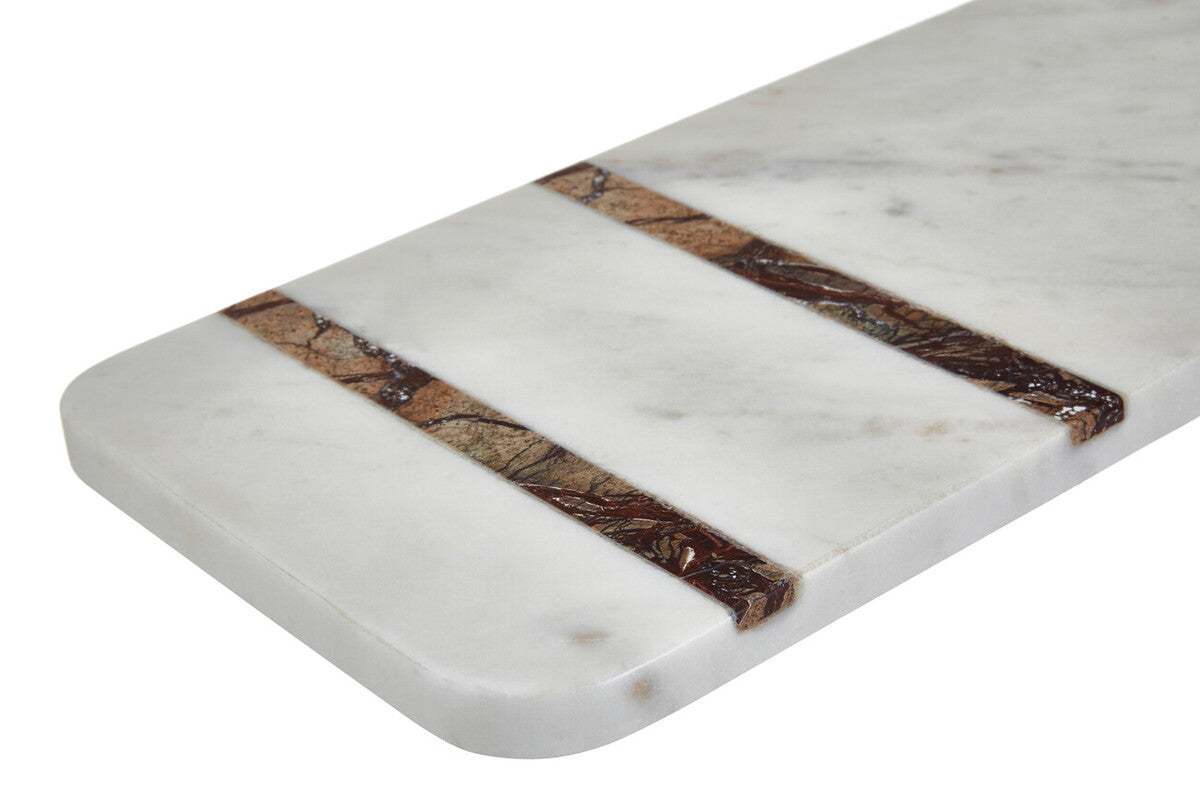 Annika White And Brown Forest Marble Paddle Board