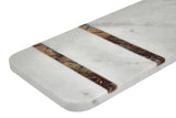 Annika White And Brown Forest Marble Paddle Board