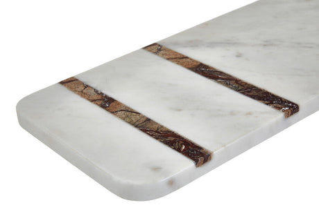 Annika White And Brown Forest Marble Paddle Board