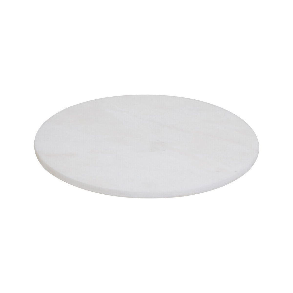 Kindia Round White Marble Chopping and Serving Board