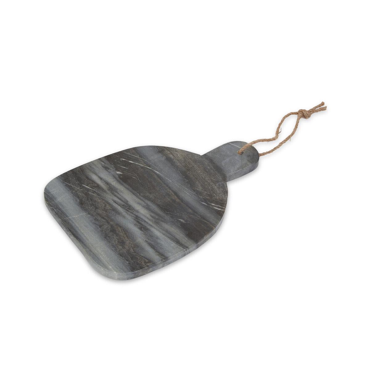 Marmore Rounded Grey Marble Chopping And Serving Board