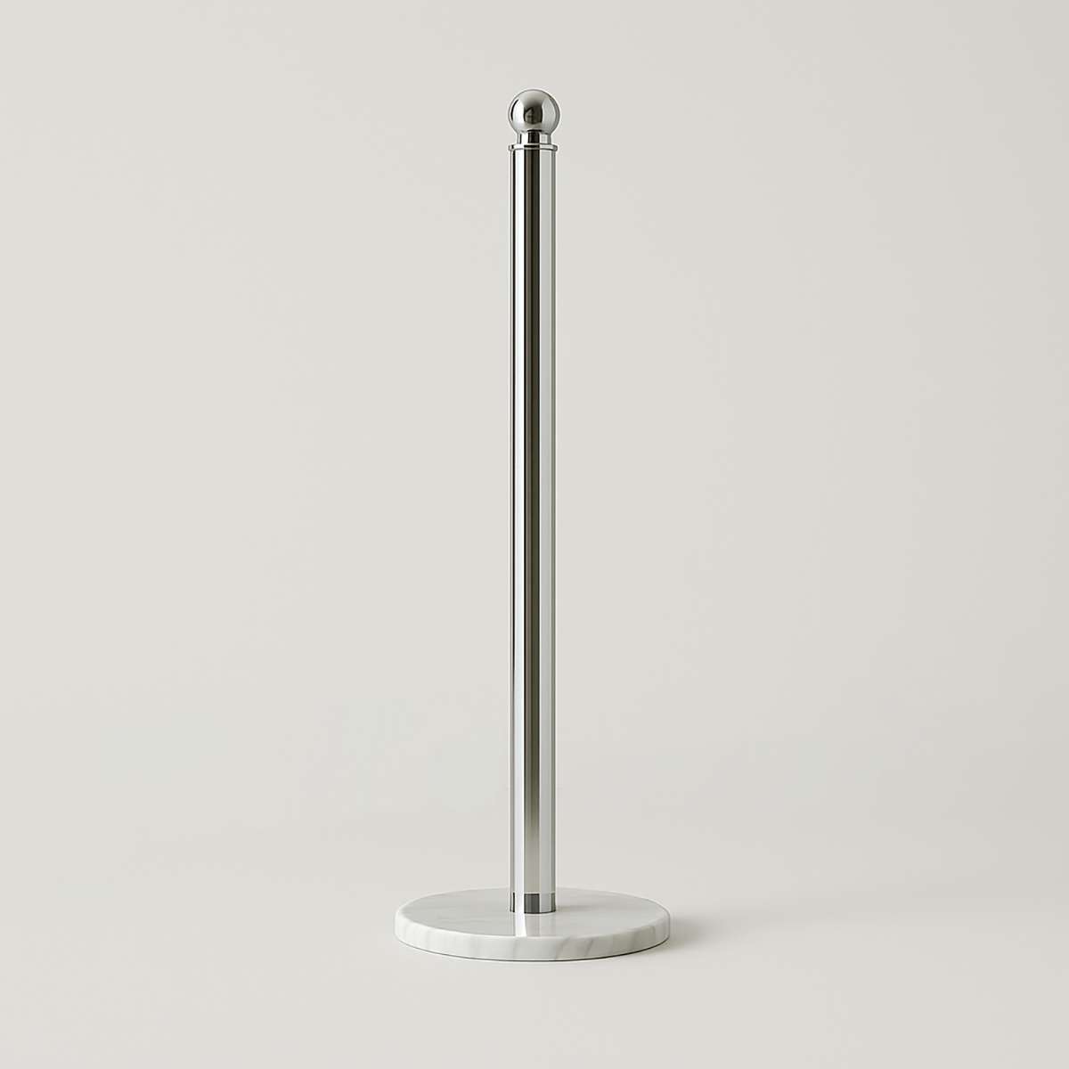 Delphine Chrome Kitchen Roll Holder with