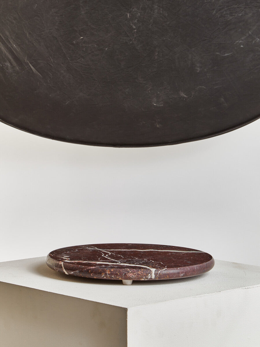 Salmo Red Marble Round Chopping and Serving Board