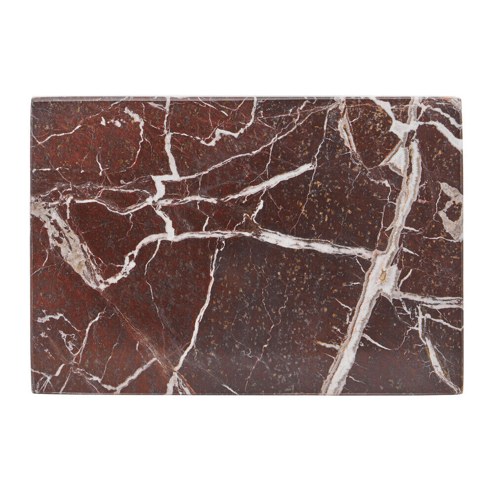 Salmo Rectangular Red Marble Chopping and Serving Board