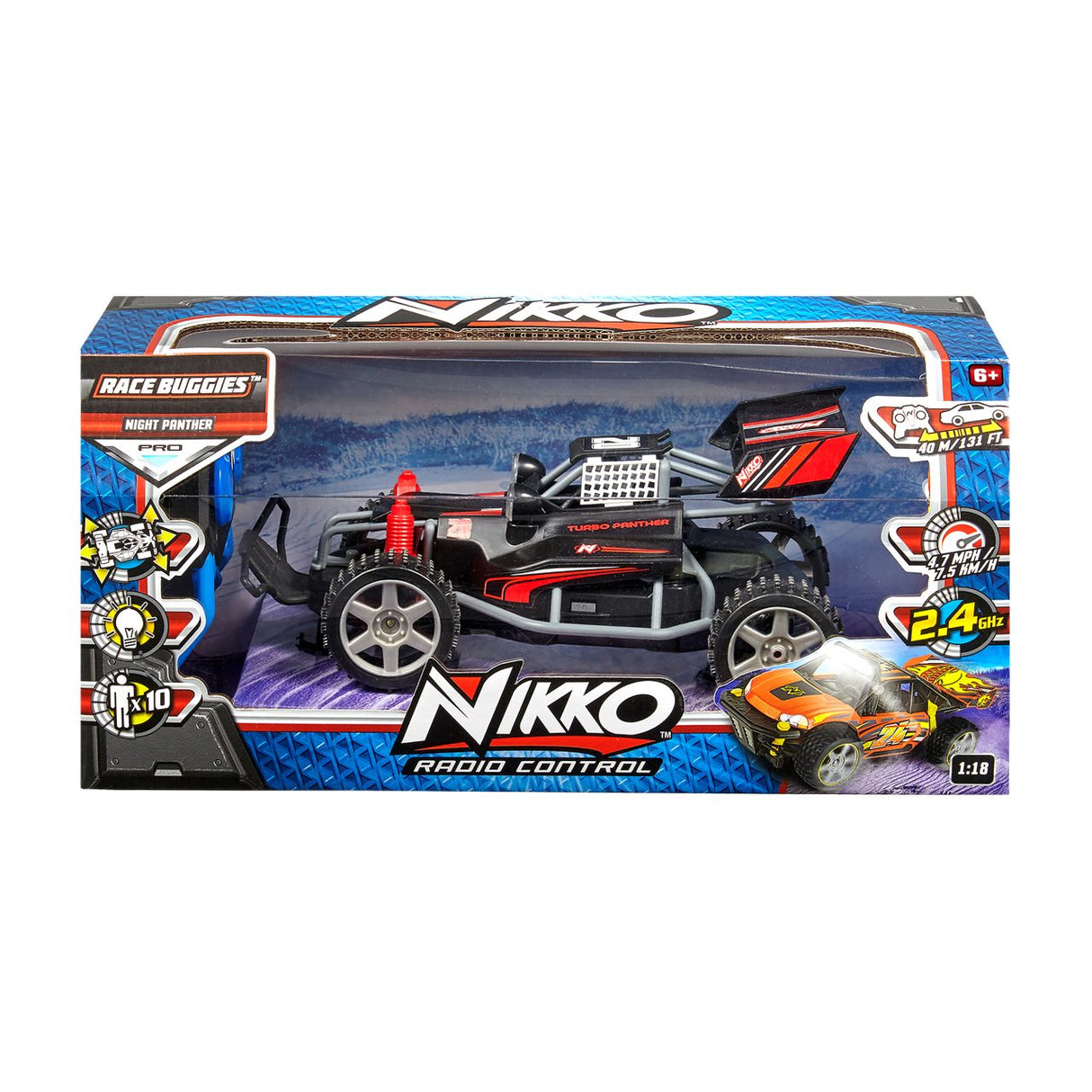 Nikko Race Buggies Turbo Panther RC Car