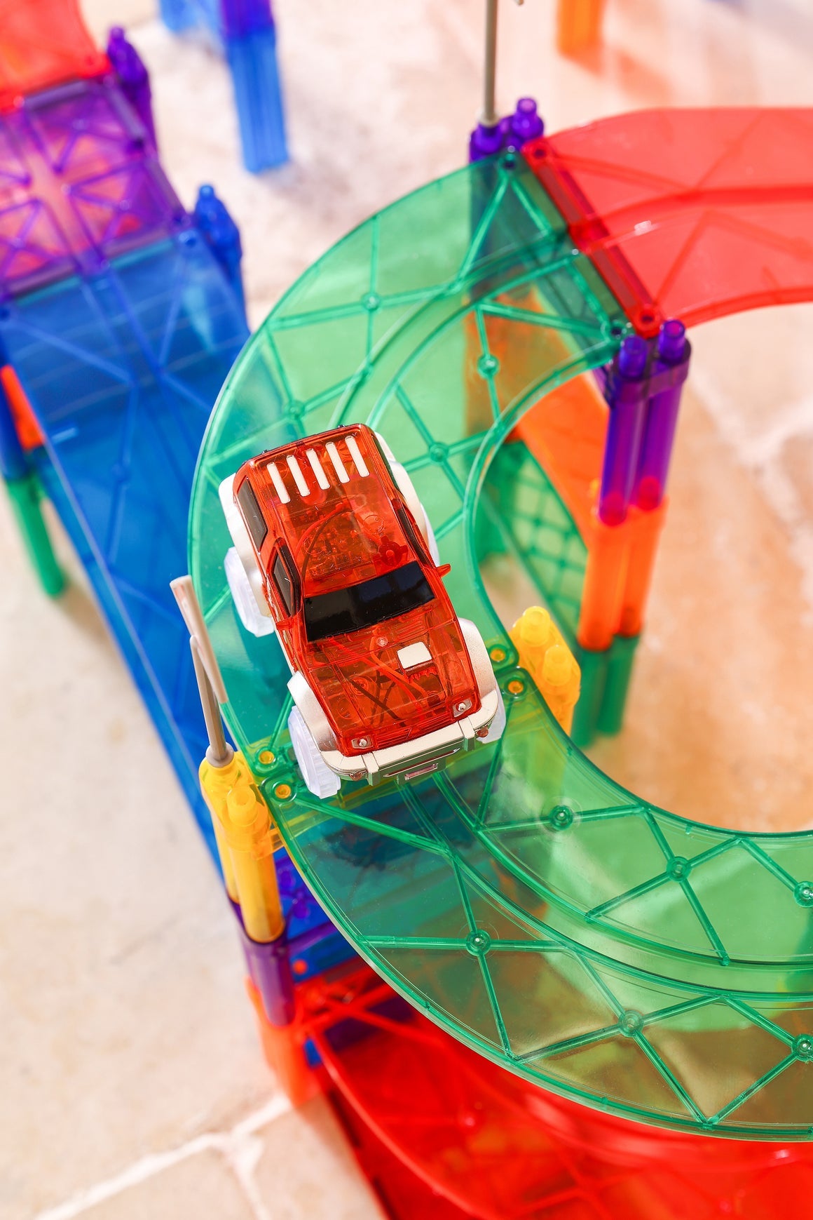Race Track Car Red