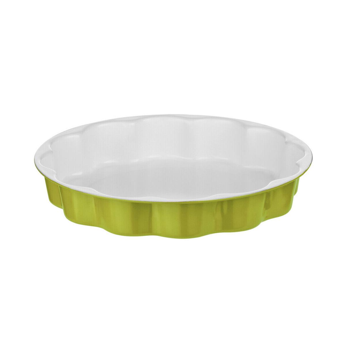 Ecocook Lime Green Flan Dish.