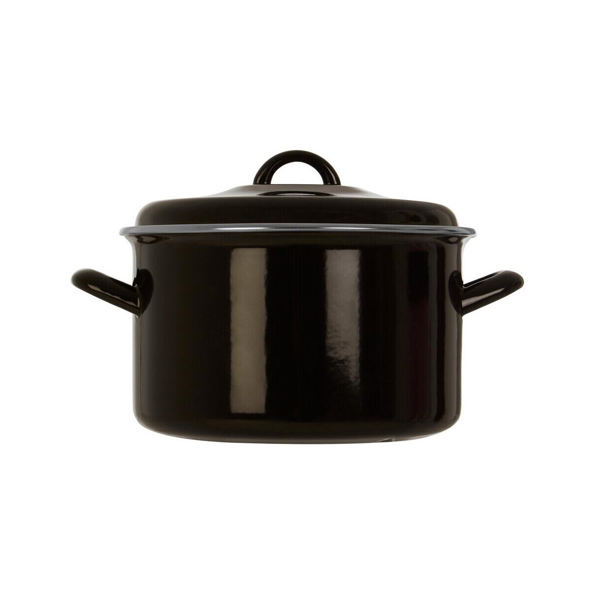 Porter Large Black Casserole Dish