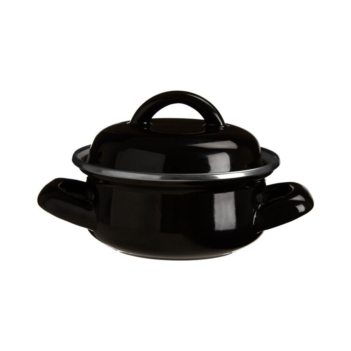 Porter Black Enamel Mini Casserole Dish