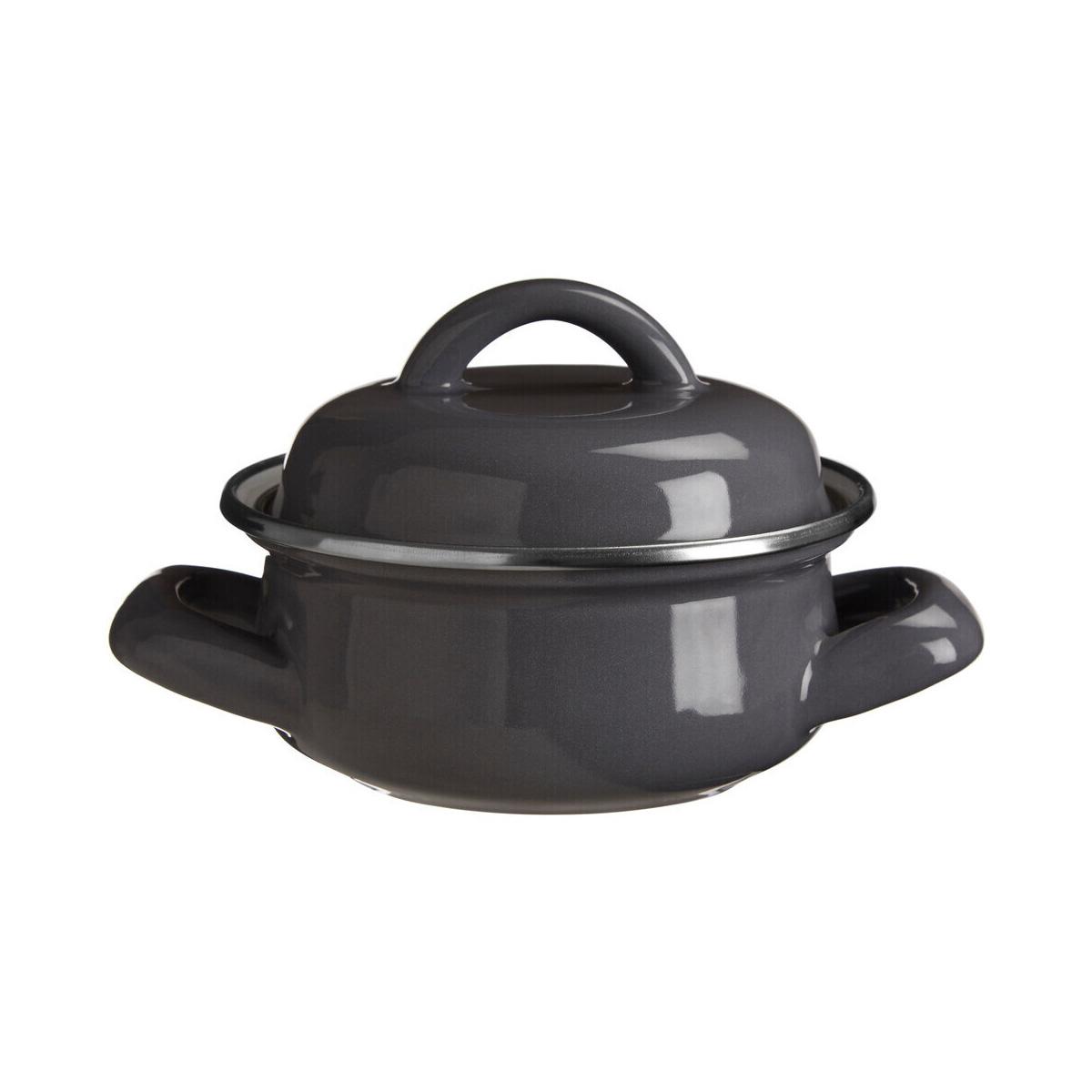 Porter Grey Enamel Mini Casserole Dish