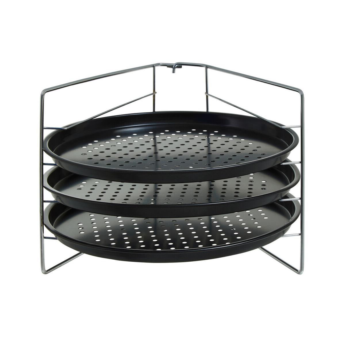 From Scratch Three Tier Non Stick Pizza Rack