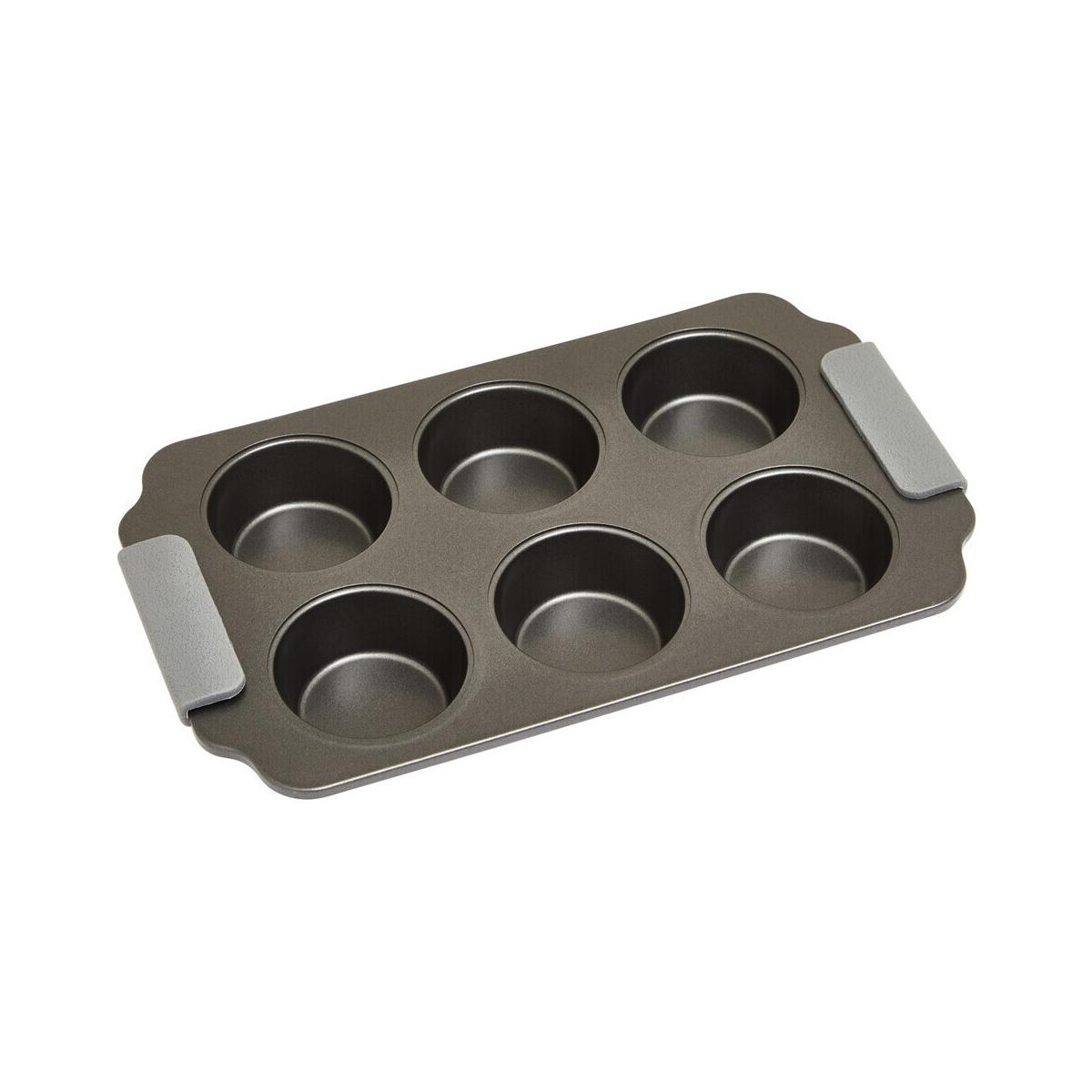 From Scratch Grey Six Cup Muffin Tray.