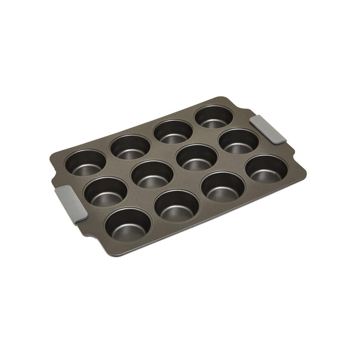 From Scratch Grey Twelve Cup Muffin Tray