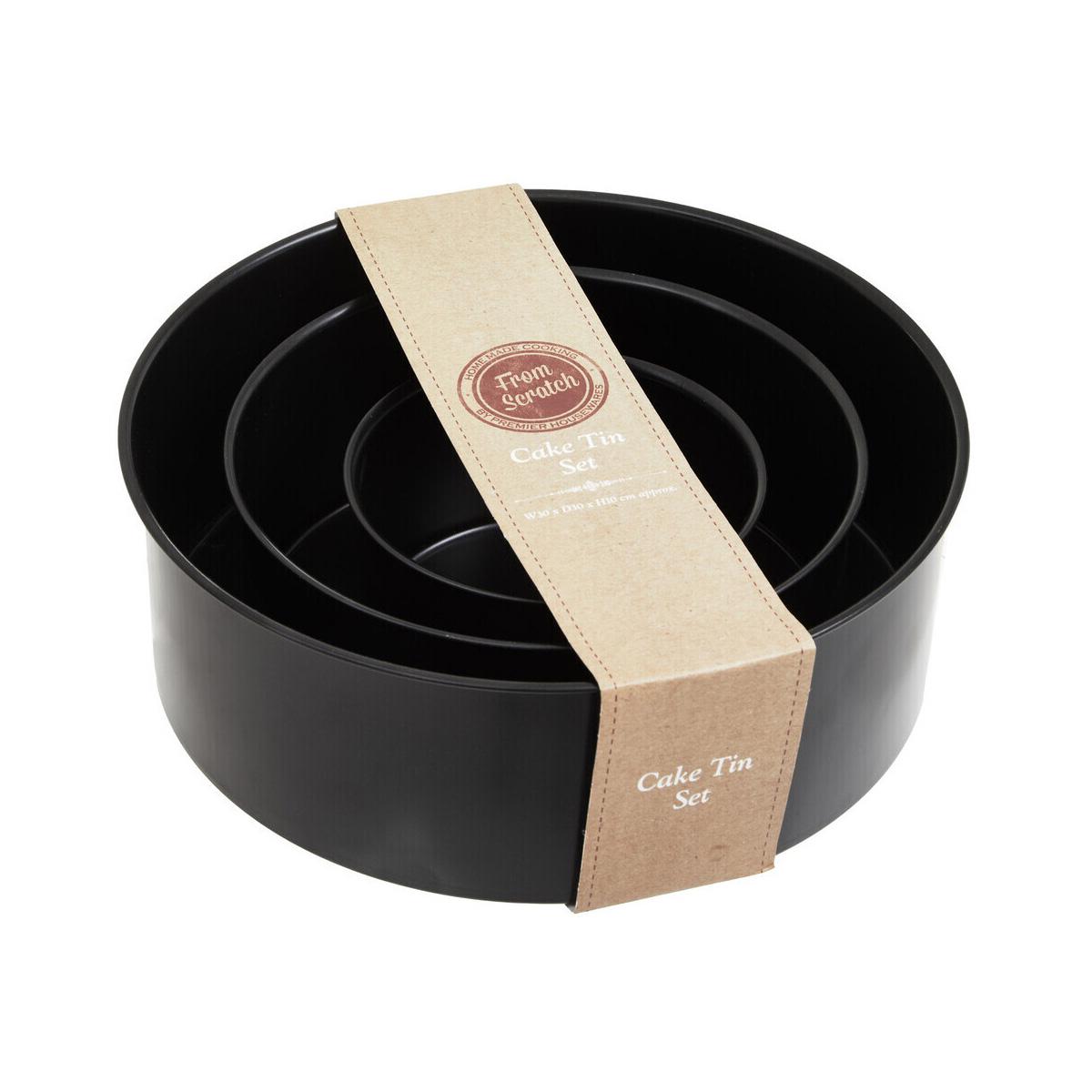 From Scratch Set Of Three Round Cake Tins