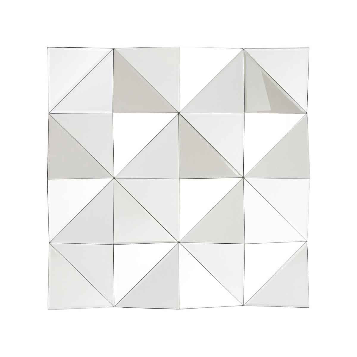 Lidia Geometric Square Shaped Wall Mirror