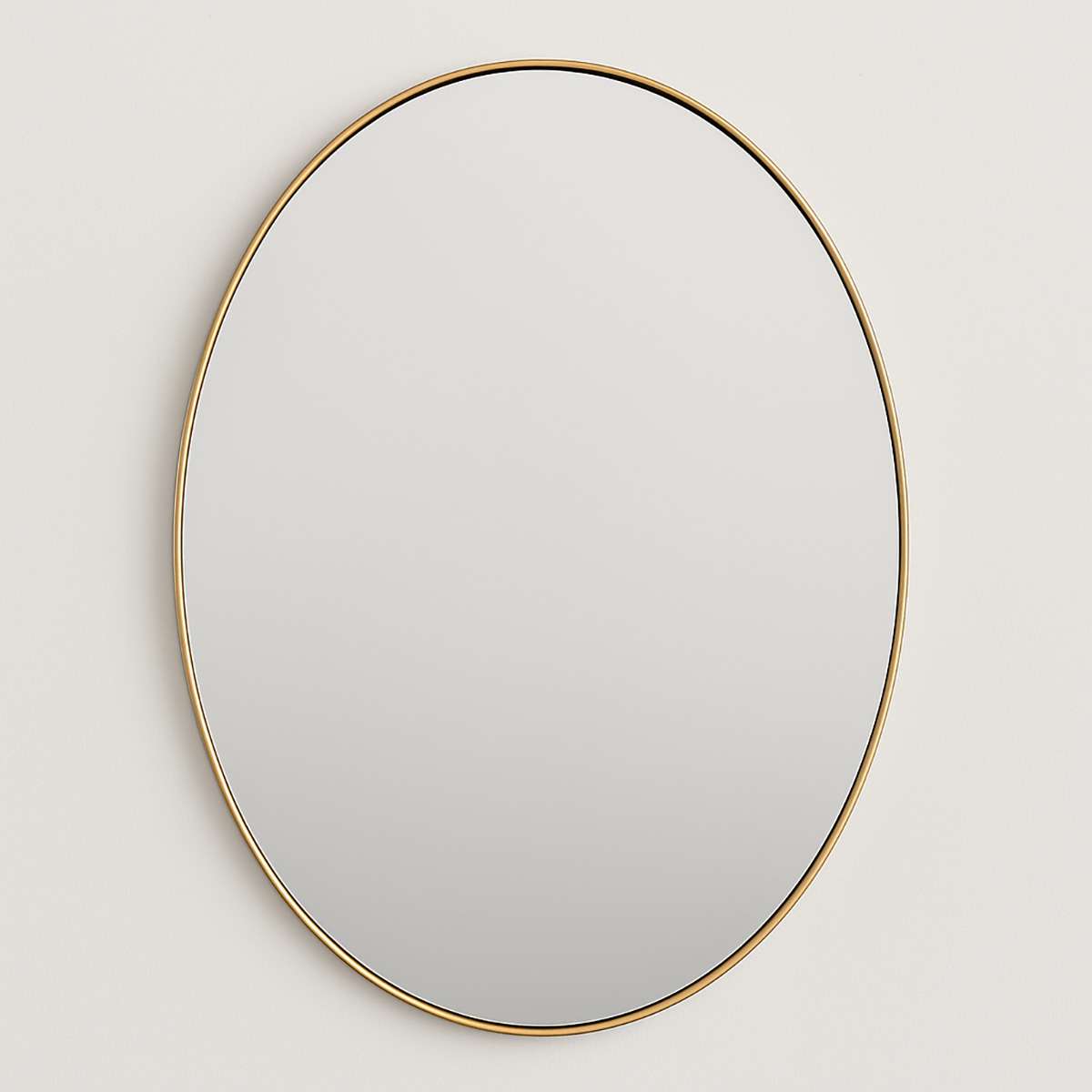 Helen Medium Gold Finish Oval Wall Mirro