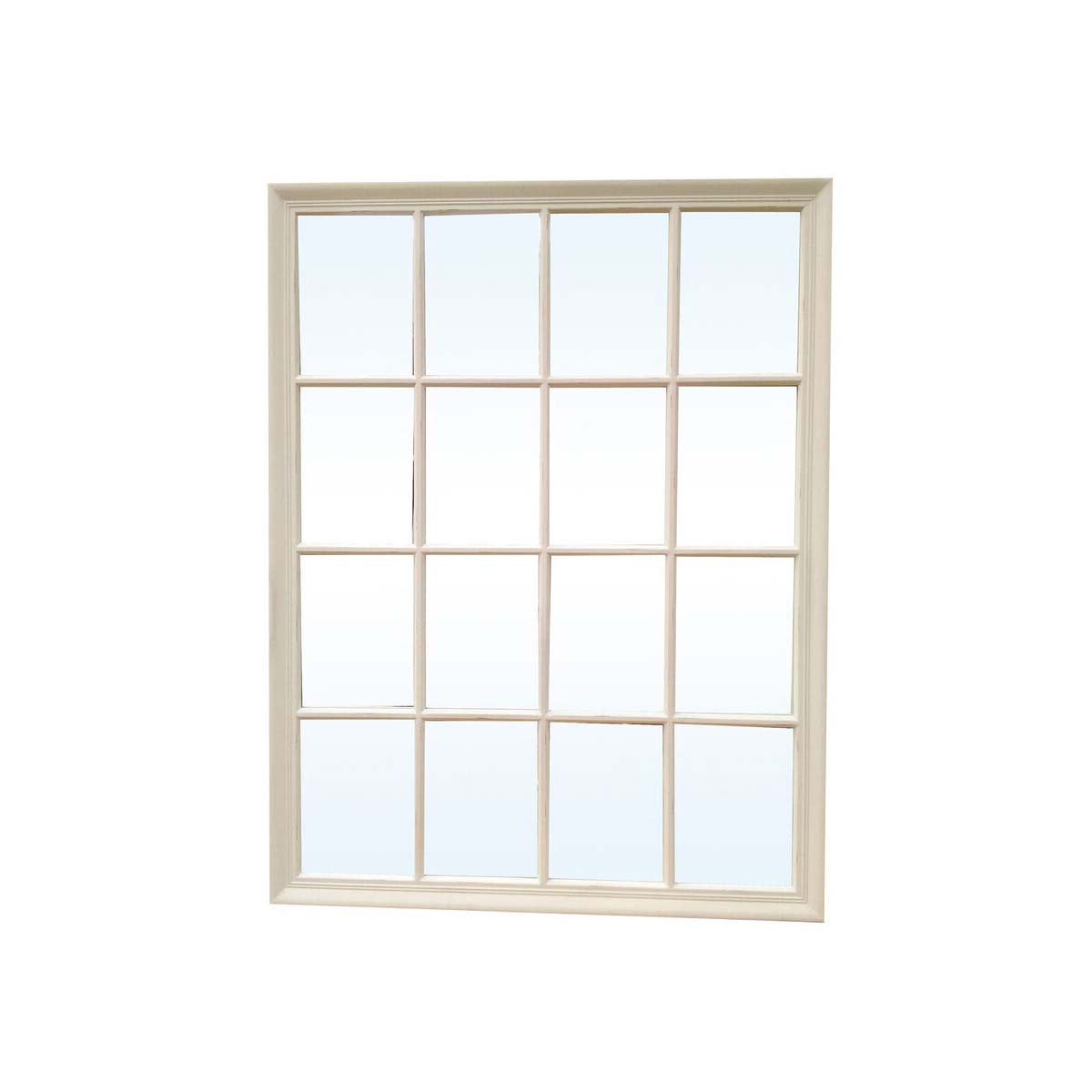 Hawthorne Grey Flat Wood Wall Mirror