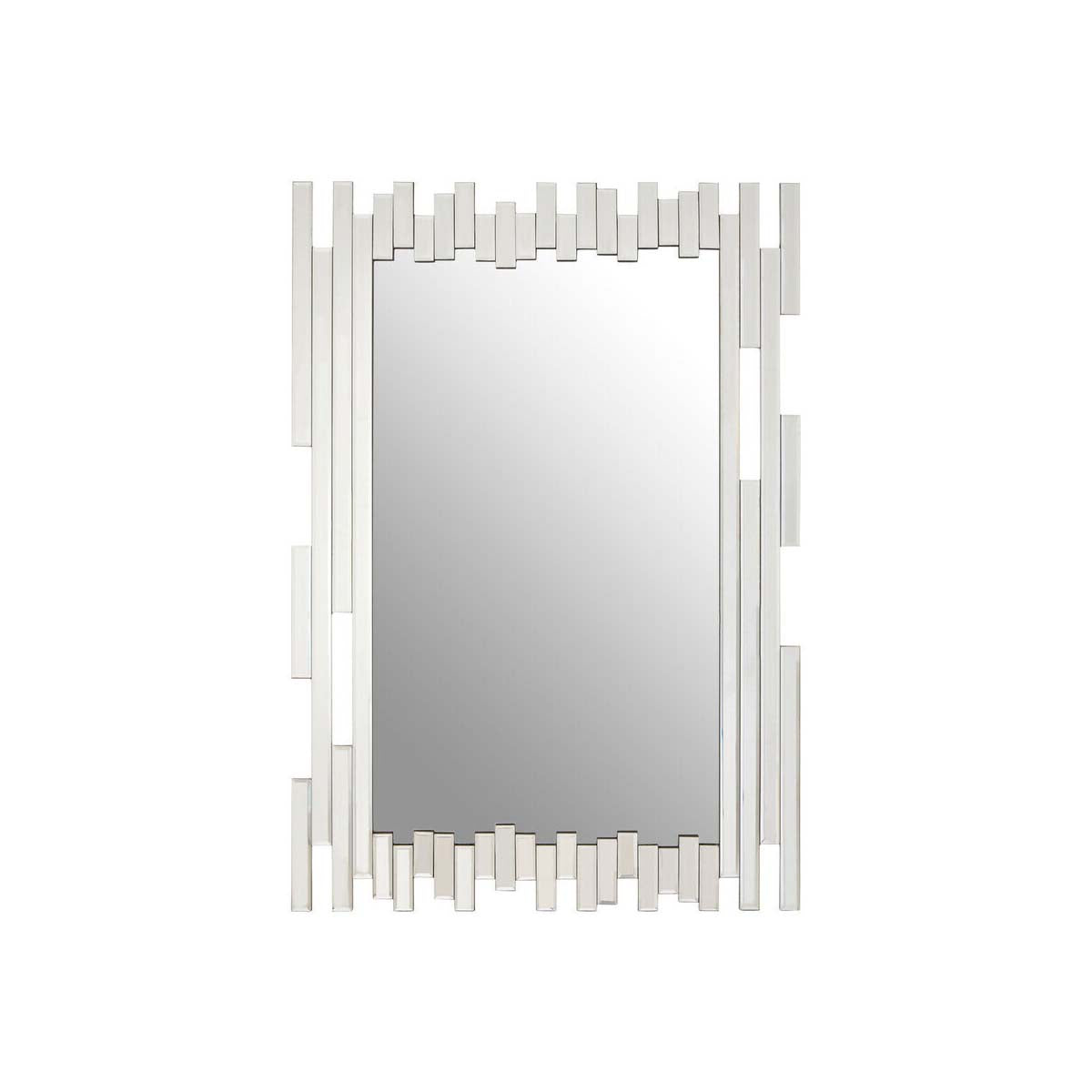 Puzzle Wall Mirror with Cut Out Frame