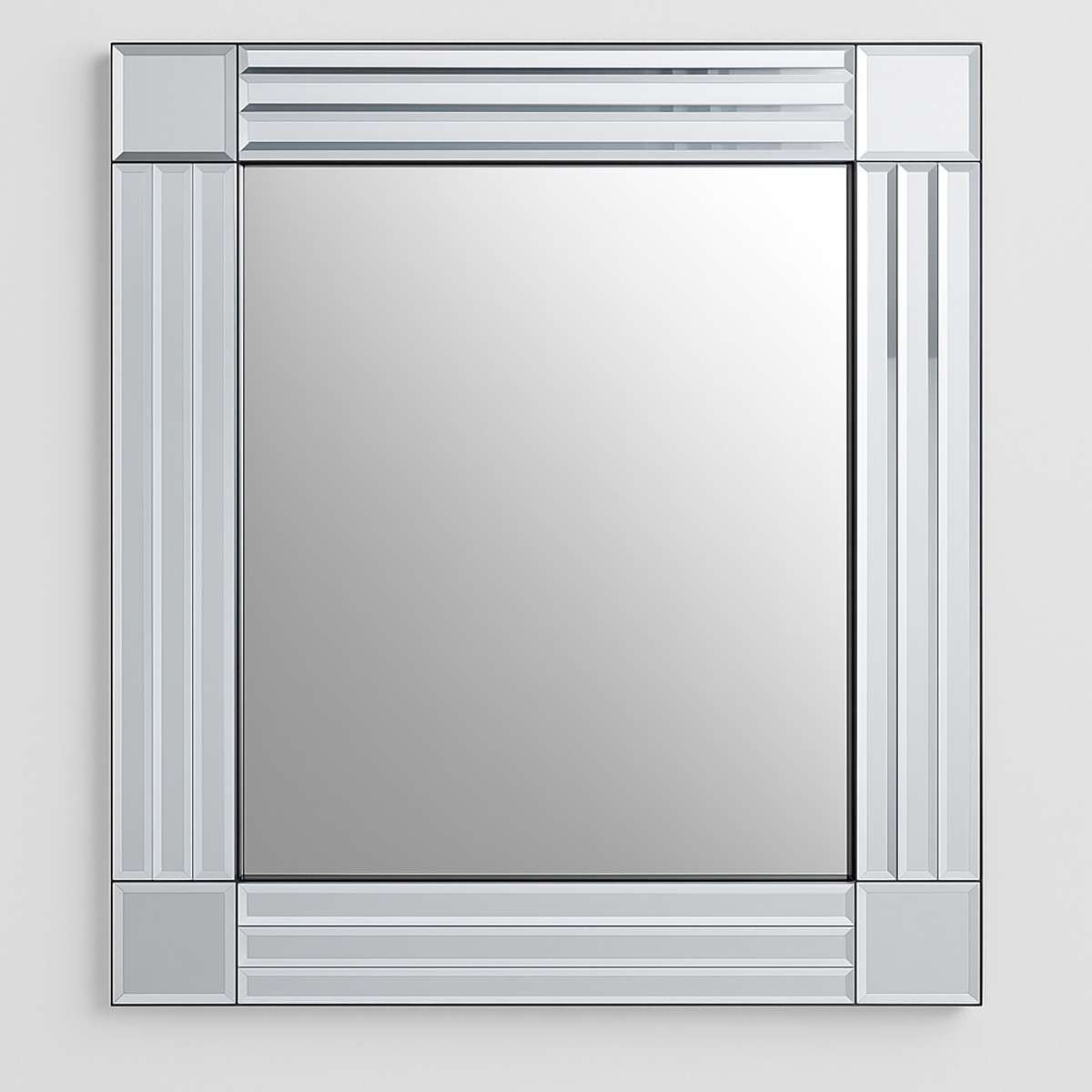 Sana Small Tripple Bevelled Wall Mirror
