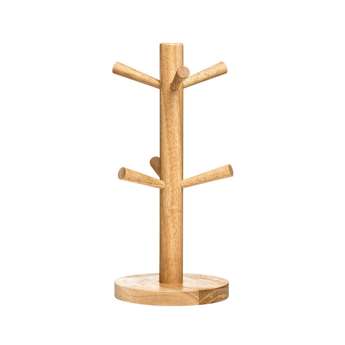 Soka Rubberwood 6 Cup Mug Tree