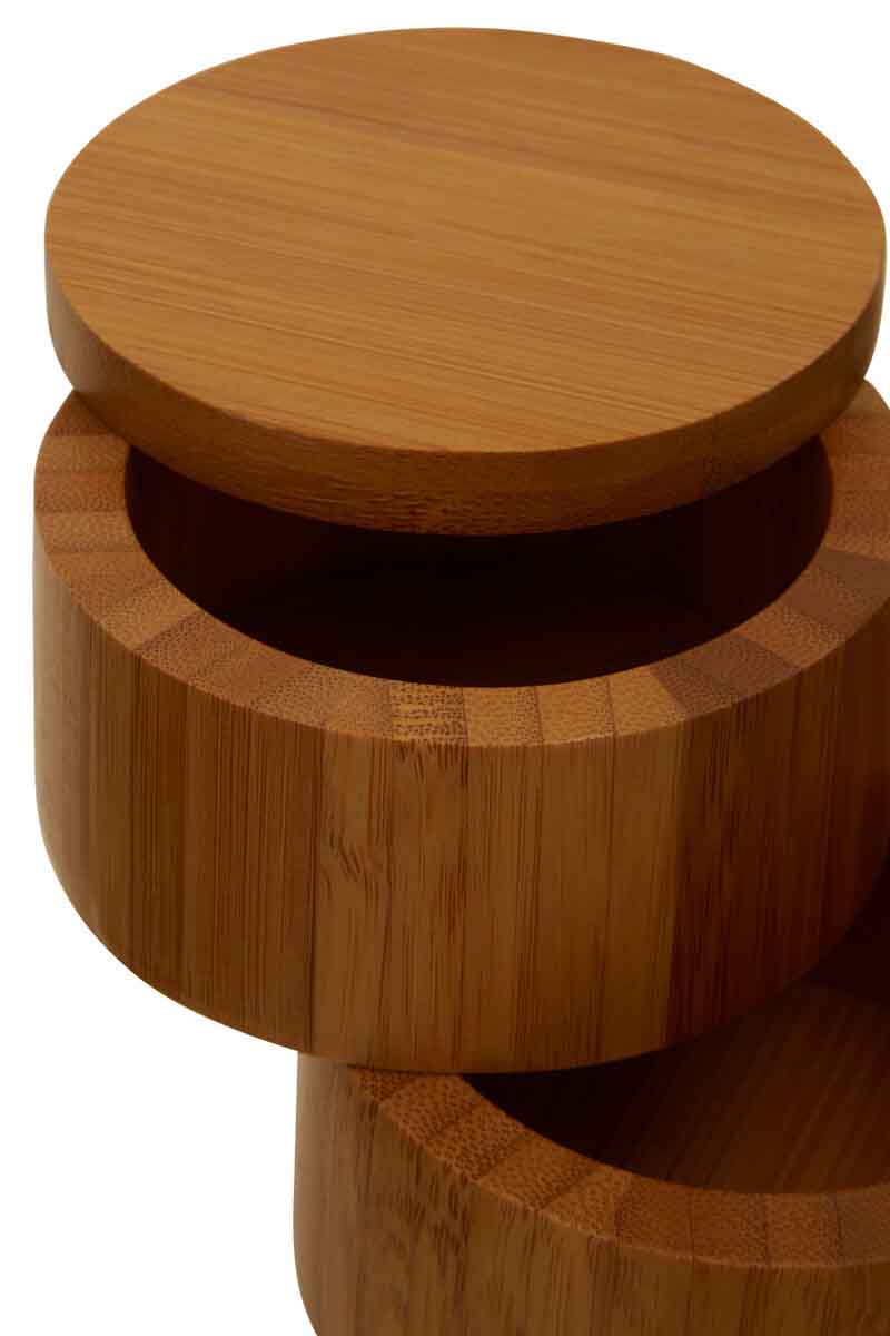 Bessan Bamboo Natural Cylindrical Storage Set