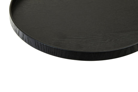 Bessan Large Black Fir Wood Tray
