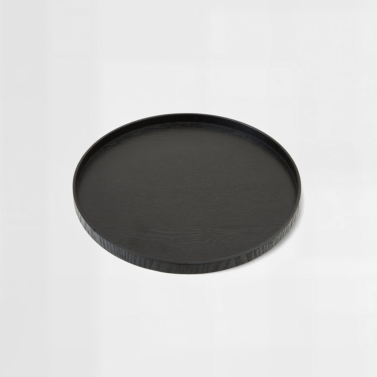 Bessan Large Black Fir Wood Tray