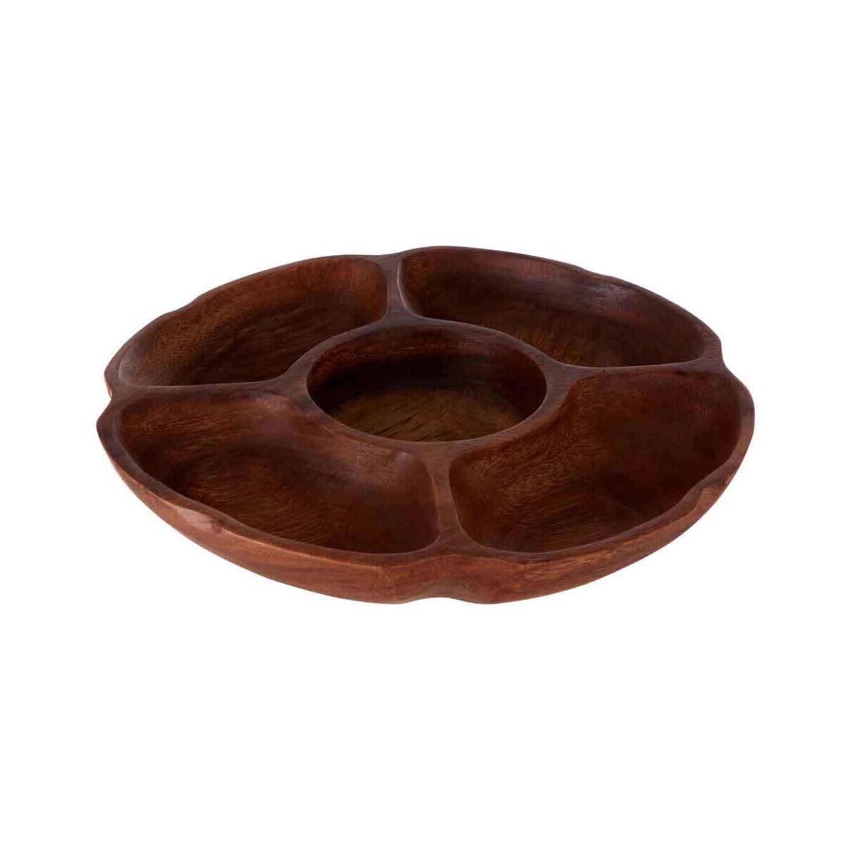 Kora Acacia Five Section Serving Dish