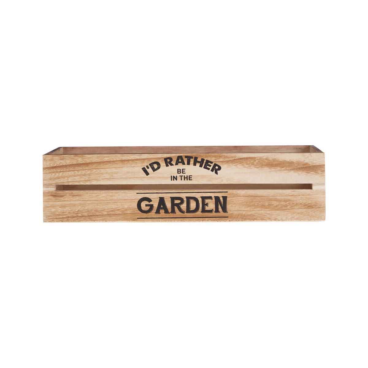 Rustic Natural Planter and Herb Crate