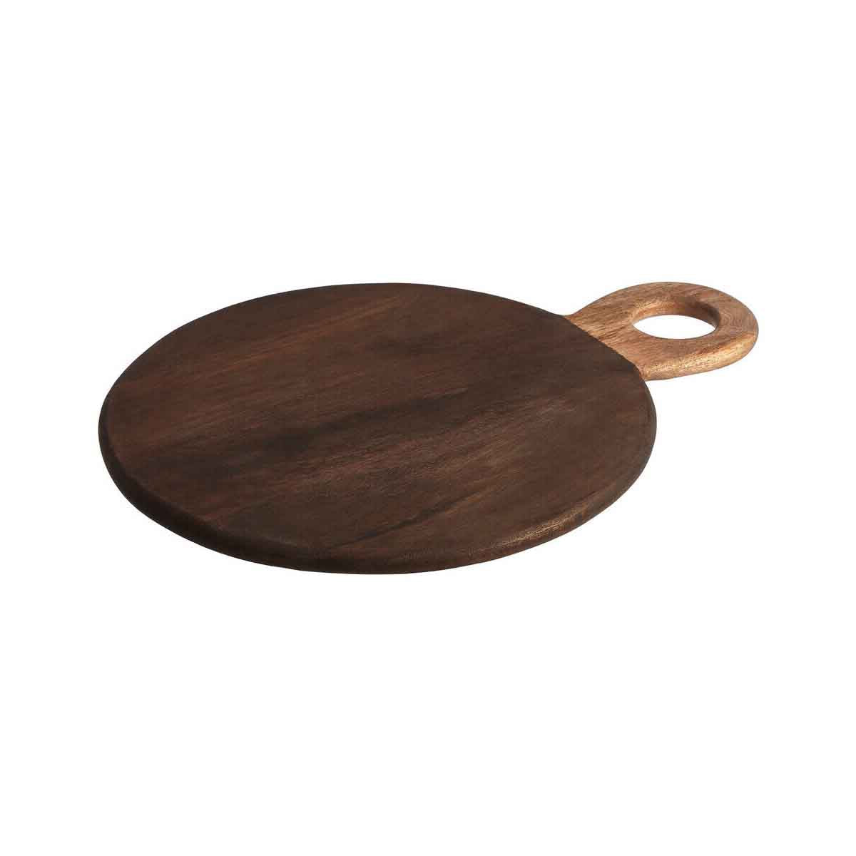Kolkata Small Round Mango Wood Chopping And Serving Board